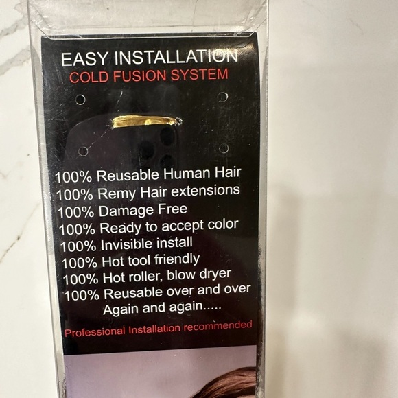 Crisace Ready 2 Go tape in hair extensions, 20", 40 pcs, NWT - Picture 3 of 7